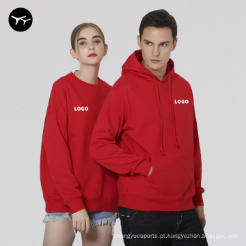 Hoodie unissex de alta qualidade e moletons com capuz personalizado com capuz com bolso 100% algodão